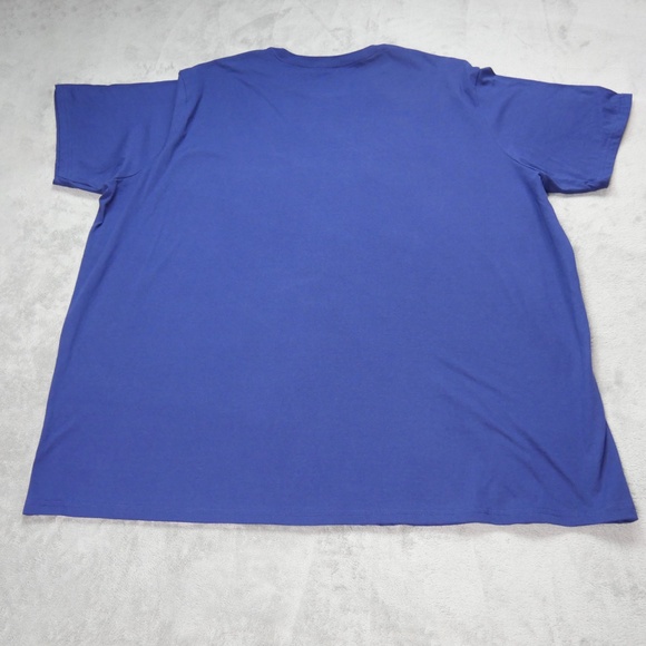 USA Patriotic American Flag Mens 3XLT Blue Crewneck Short Sleeve Casual T-Shirt - Picture 6 of 12